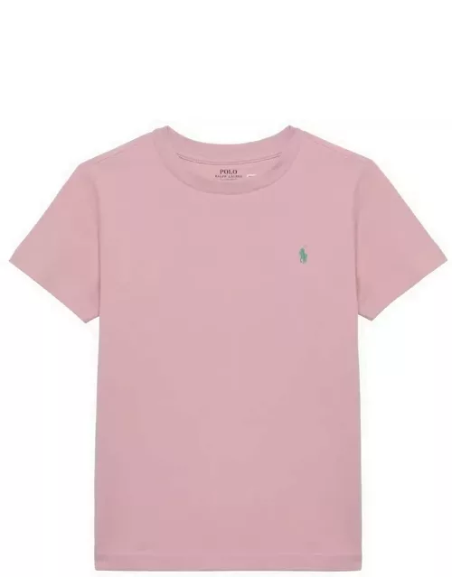 Pink cotton T-shirt