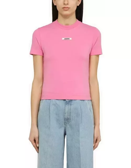Gros Grain pink cotton T-shirt