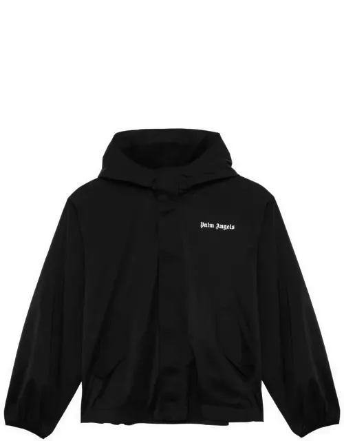 Lightweight black jacket with logo