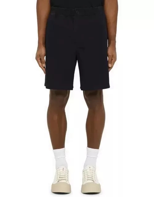 Dark navy bermuda shorts in cotton