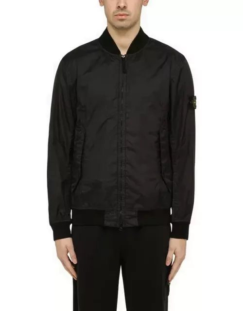 Lightweight black technical jacket