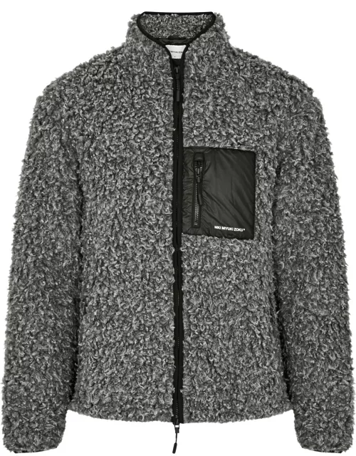 Mki Miyuki Zoku Panelled Fleece Jacket - Black