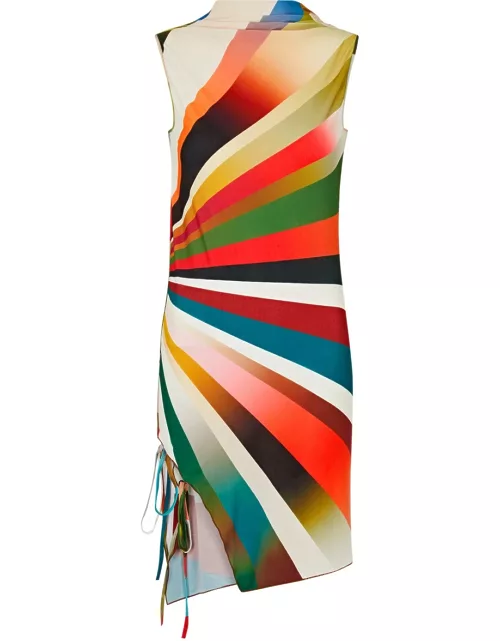 Siedres Nisha Striped Jersey Mini Dress - Multicoloured - S (UK8-10 / S)