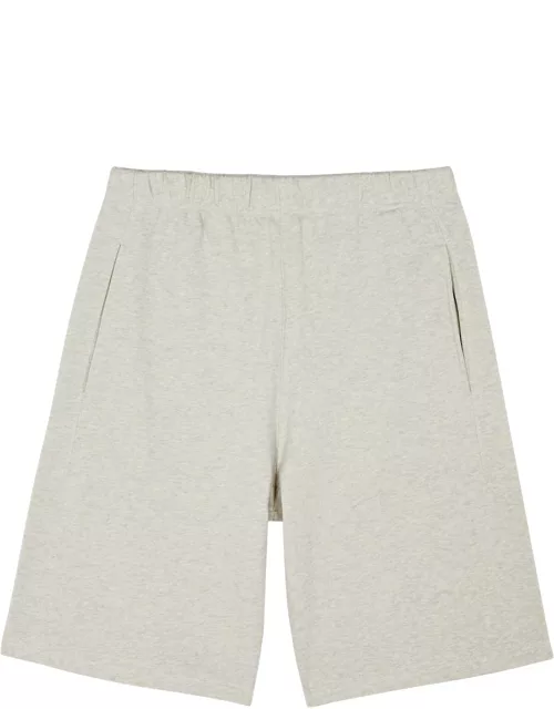 Kenzo Logo-print Cotton Shorts - Grey