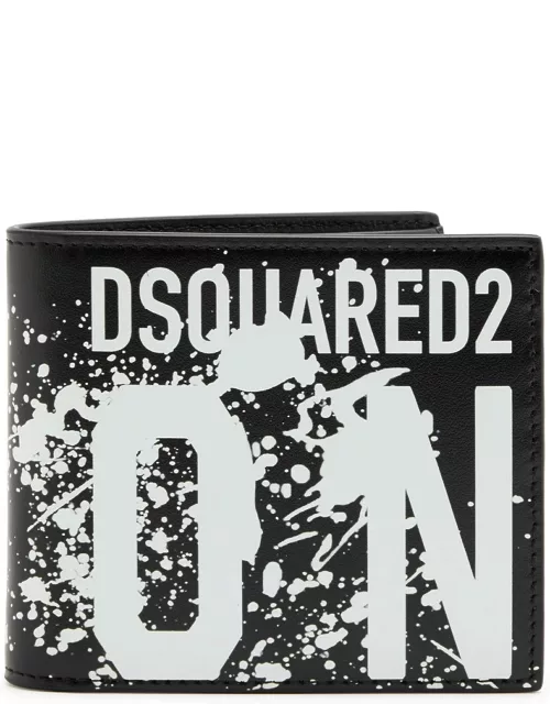 DSQUARED2 Icon Logo Leather Wallet - Black