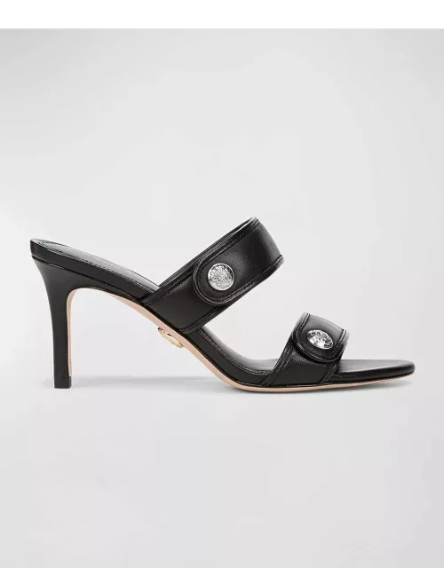 Sona Woven Leather Slide Sandal