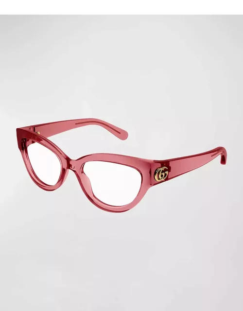 GG Plastic Cat-Eye Glasse