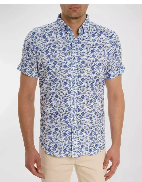 Men's Fenwick Cotton Short-Sleeve Shirt