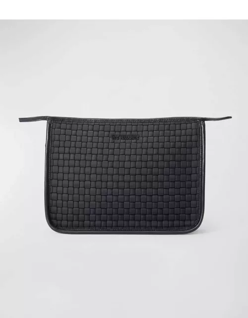 Micro Woven Nylon Clutch Bag