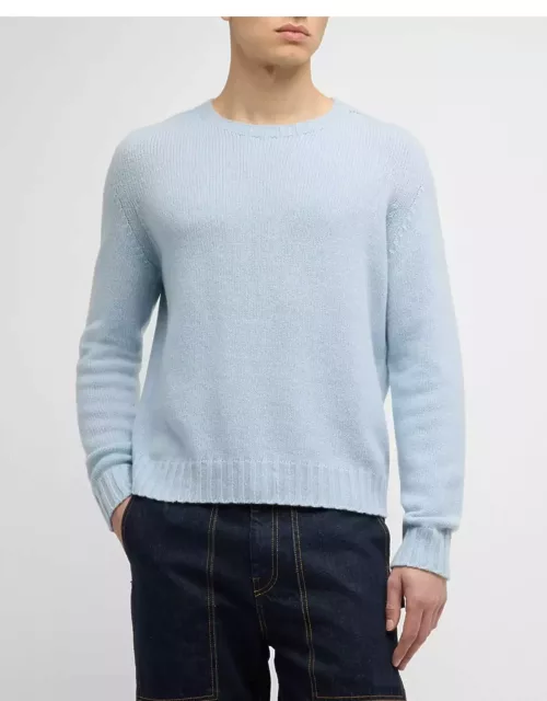 Men's Curved Logo Sweater