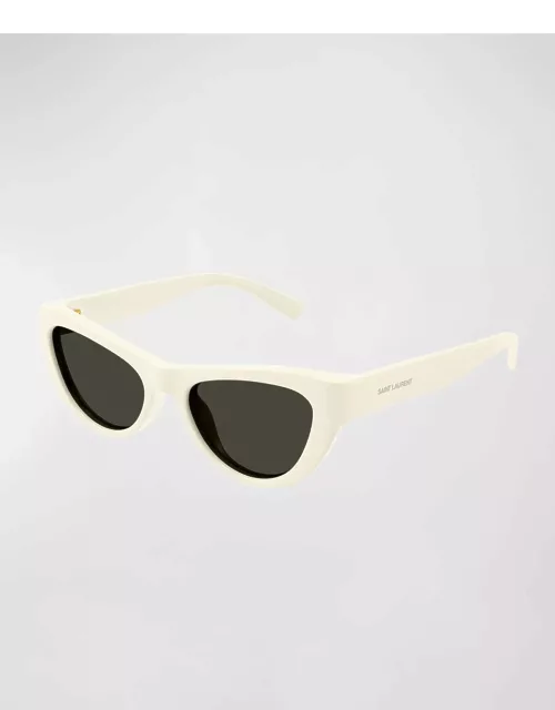 Sleek Logo Plastic Cat-Eye Sunglasse