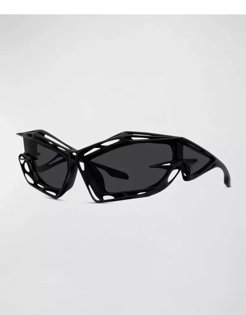 Men's Giv Cut Cage Nylon Shield Sunglasse