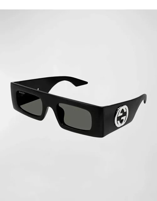 GG Plastic Rectangle Sunglasse