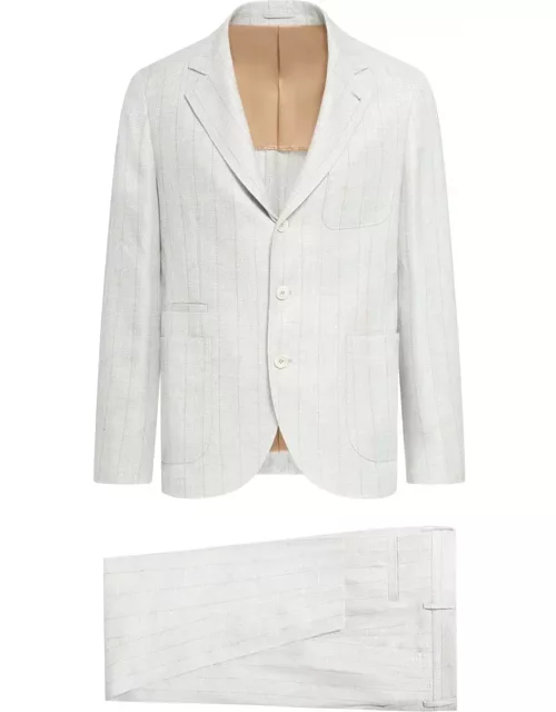 Brunello Cucinelli Single Breasted Long-sleeved Suit