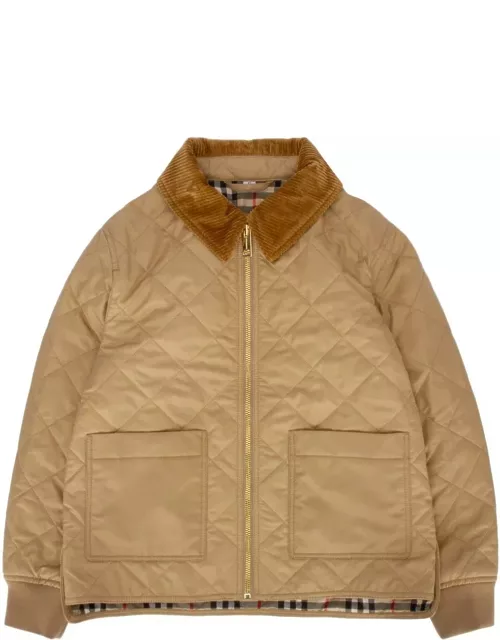 Burberry Quilted Zipped Jacket