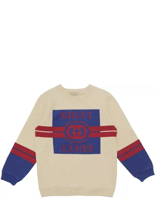 Gucci Logo Printed Crewneck Sweatshirt