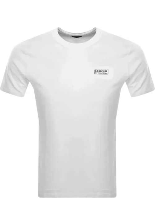 Barbour International Logo T Shirt White