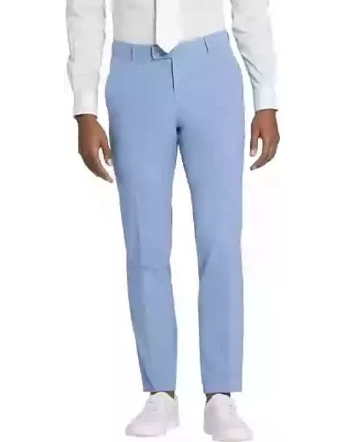 Egara Skinny Fit Men's Suit Separates Pants Med Blue