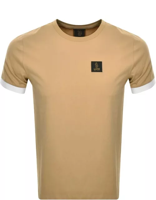 Luke 1977 Malham T Shirt Beige