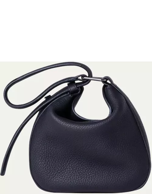 Anna Mini Leather Hobo Bag