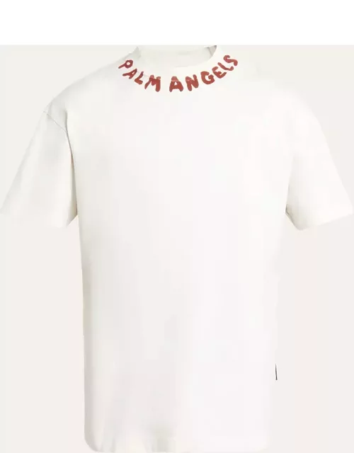 Men's Jersey Logo-Collar T-Shirt