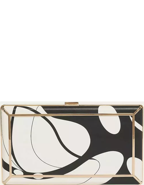Callas Printed Leather Clutch Bag