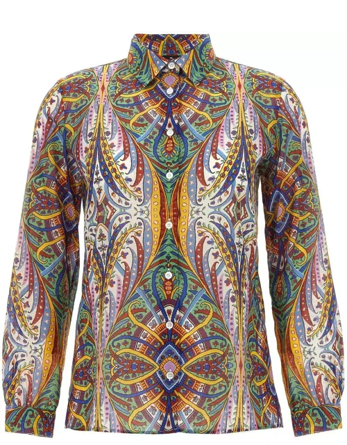 Etro Paisley Print Long-sleeved Shirt