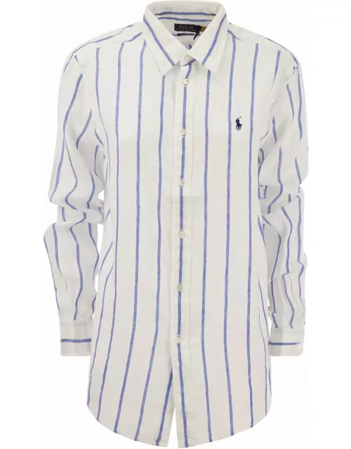 Polo Ralph Lauren Relaxed-fit Linen Striped Shirt