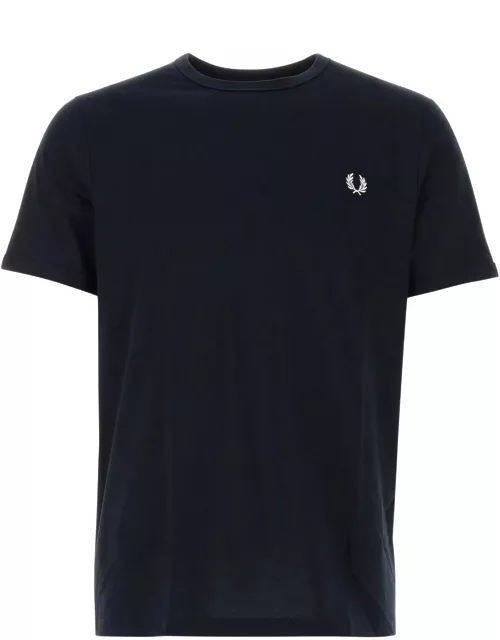 Fred Perry Midnight Blue Cotton T-shirt