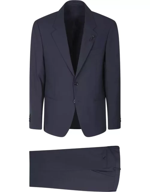 Lardini Kosmo Single-breasted Blue Suit