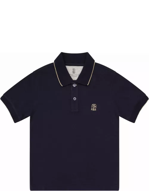 Brunello Cucinelli Cotton Piqué Polo Shirt With Logo