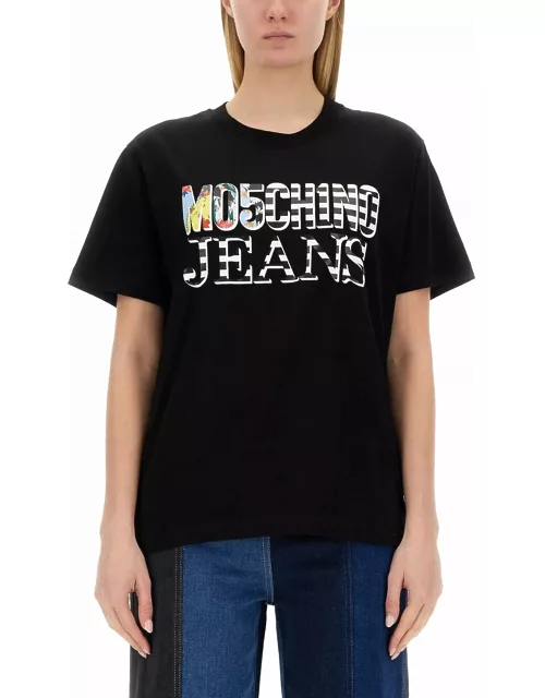 M05CH1N0 Jeans T-shirt With Logo