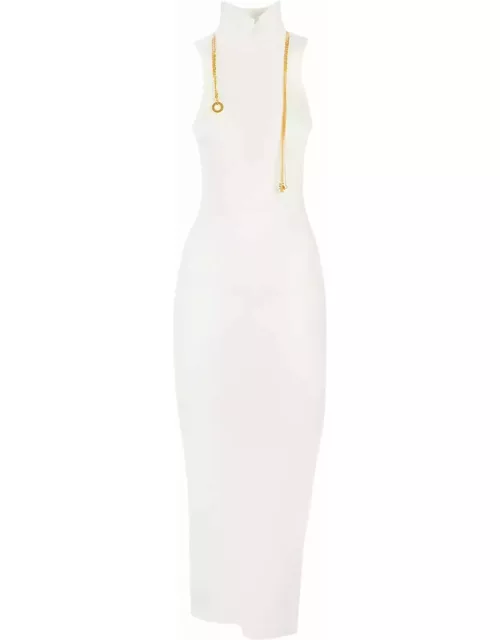 Elisabetta Franchi Knitted Dress With Pendant