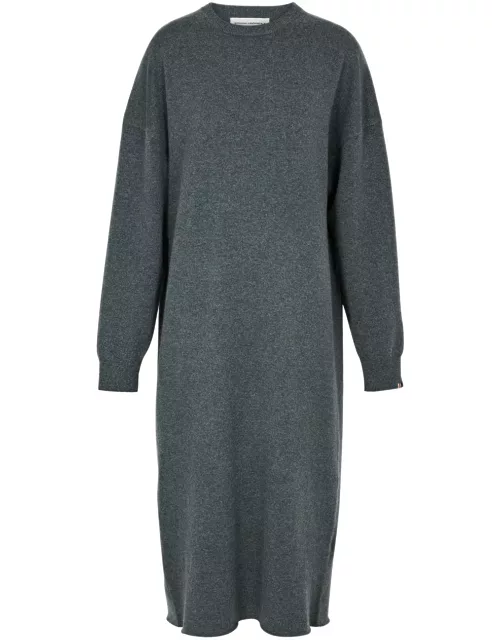 Extreme Cashmere N°106 Weird Short Cashmere-blend Dress - Grey - One