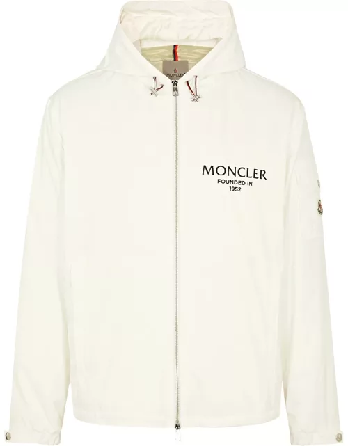 Moncler Granero Logo Hooded Nylon Jacket - White - 2 (UK38 / M)