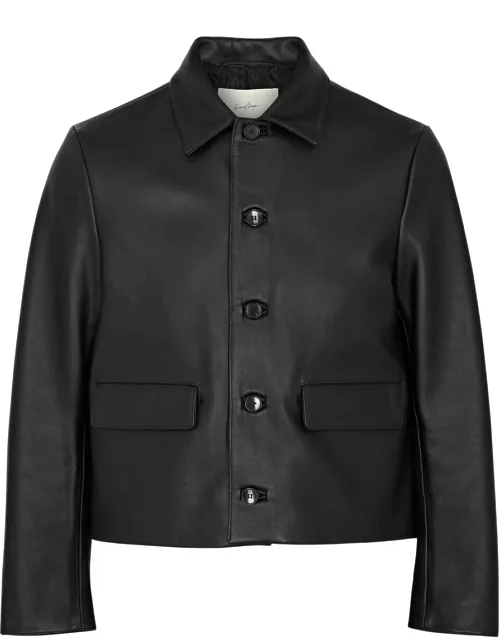 Second Layer Mad Dog Leather Jacket - Black - 46 (IT46 / S)