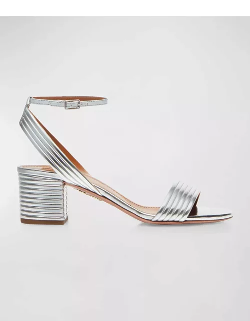 Sundance Metallic Ankle-Strap Sandal