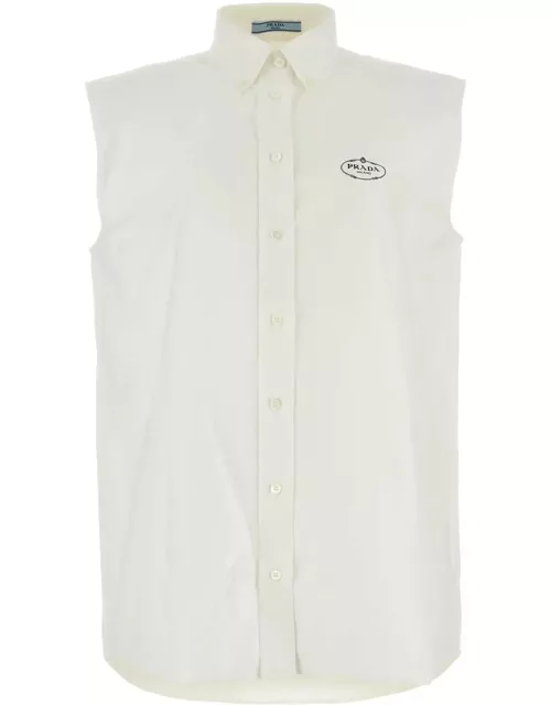 Prada White Oxford Shirt