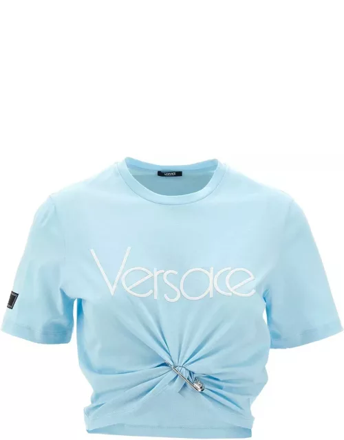 Versace Safety Pin Detail Top