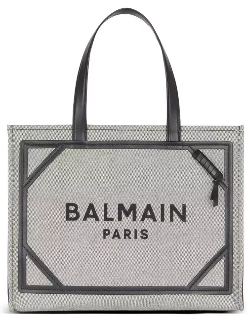 Balmain Logo Embroidered Top Handle Bag