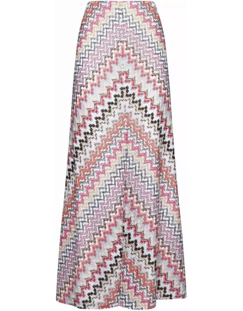 All-over Patterned Maxi Skirt Missoni