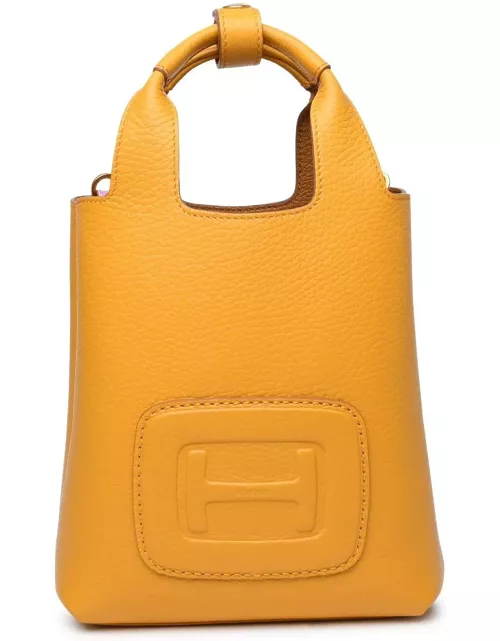 Hogan H-bag Logo Embossed Shopping Bag