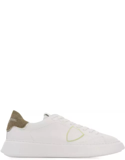 Philippe Model Round-toe Lace-up Sneaker