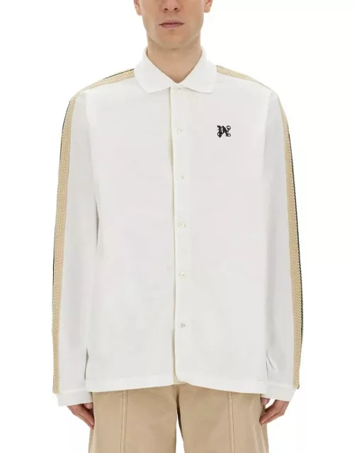 Palm Angels Polo Shirt With Monogra
