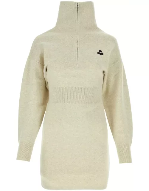 Marant Étoile Logo Embroidered High Neck Knitted Dres