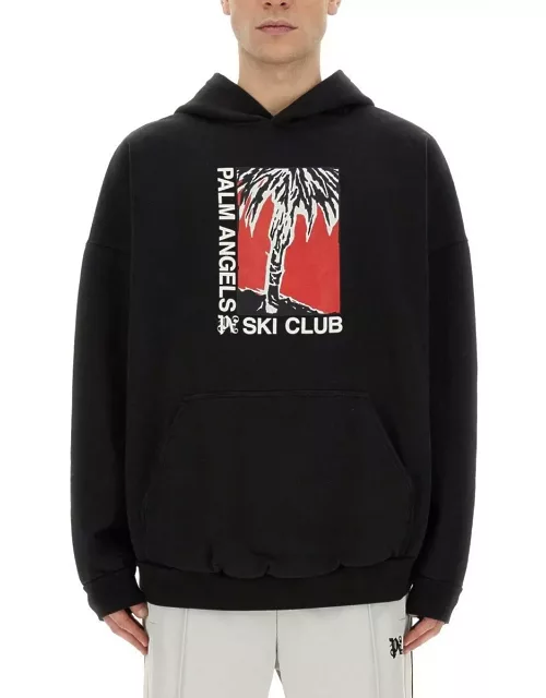 Palm Angels Palm Ski Club Print Sweatshirt