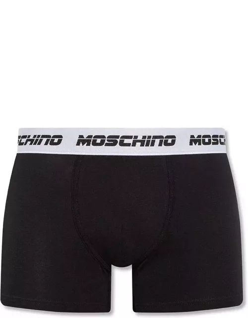 Moschino Logo-waistband Stretched Boxer Brief