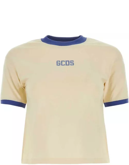 GCDS Logo Embellished Crewneck T-shirt