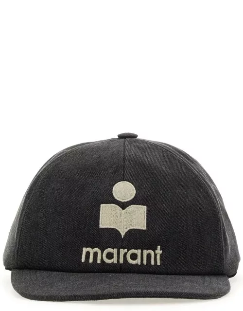Isabel Marant Logo Embroidered Curved-peak Baseball Cap