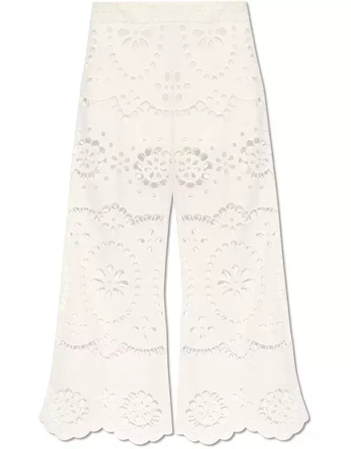 Zimmermann Lexi Embroidered Flare Pant